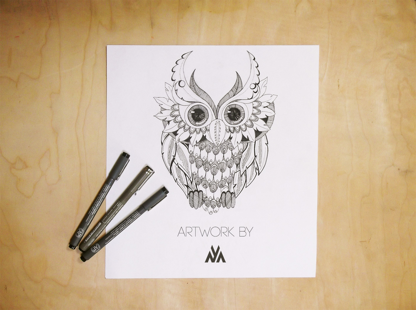 illustration vectorielle hibou maimouna mohamed ali